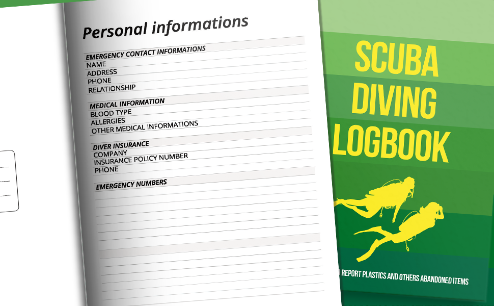 Scuba Diving logbook