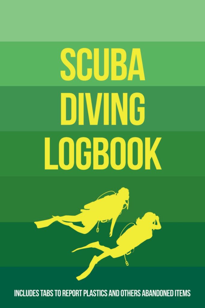 Book Cover: Scuba Diving Logbook - tutto in inglese